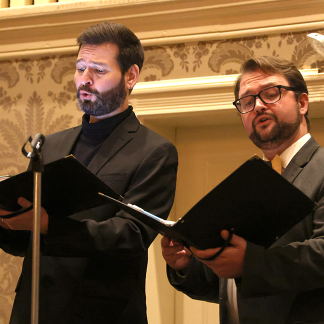 St. Cecilia's Evening: Staff Singers Entertain

&nbsp;
